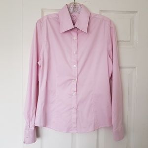 English Laundry Pink Button Down Blouse